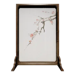 Plum Blossom Decorative Screen
