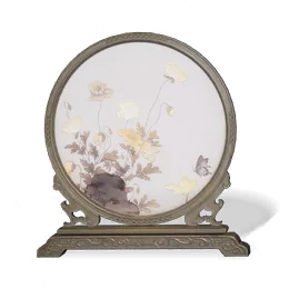 Cloud-Wreathed Floral Screen