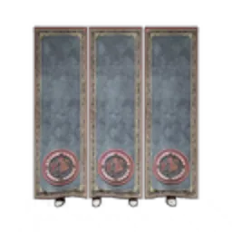Gray Curtain Decoration