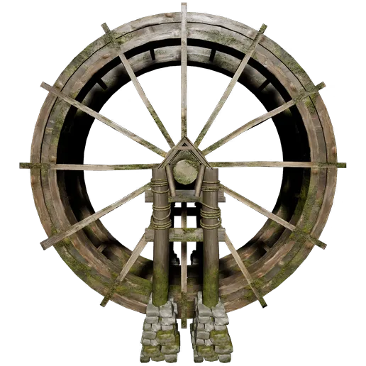 Wooden Waterwheel