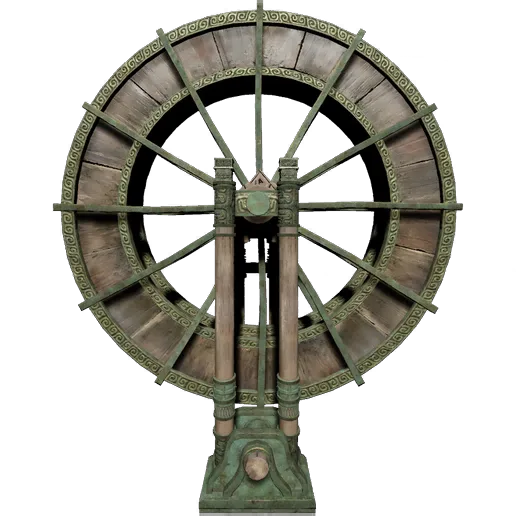 Bronze Waterwheel