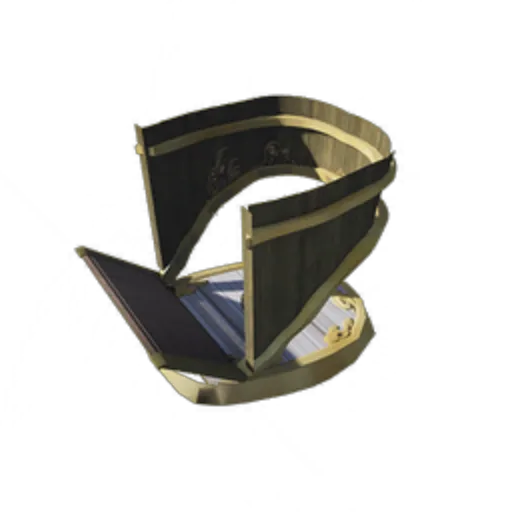 Painted Boat Hull Component