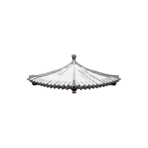 Snow-Covered Pavilion Roof