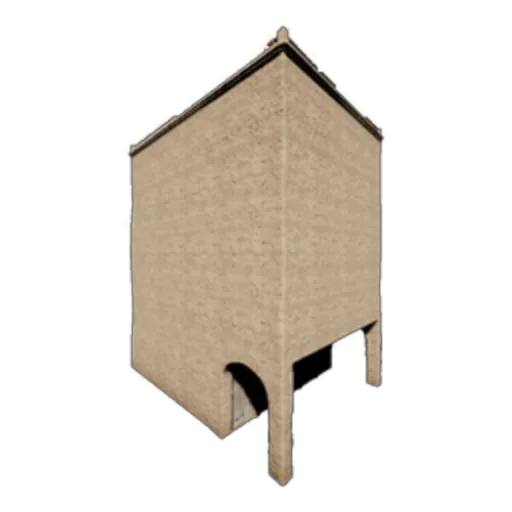 Square Stone House Frame