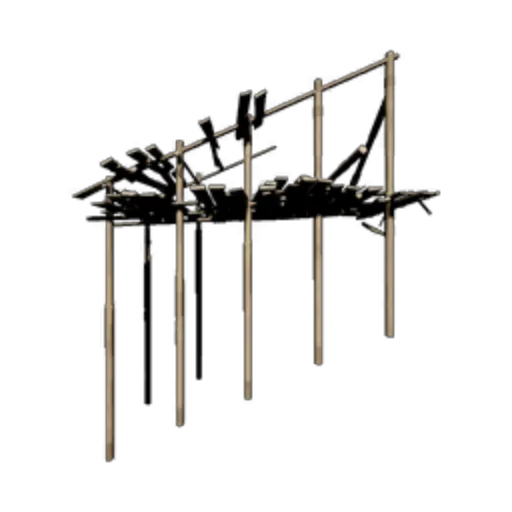 High Wooden Platform