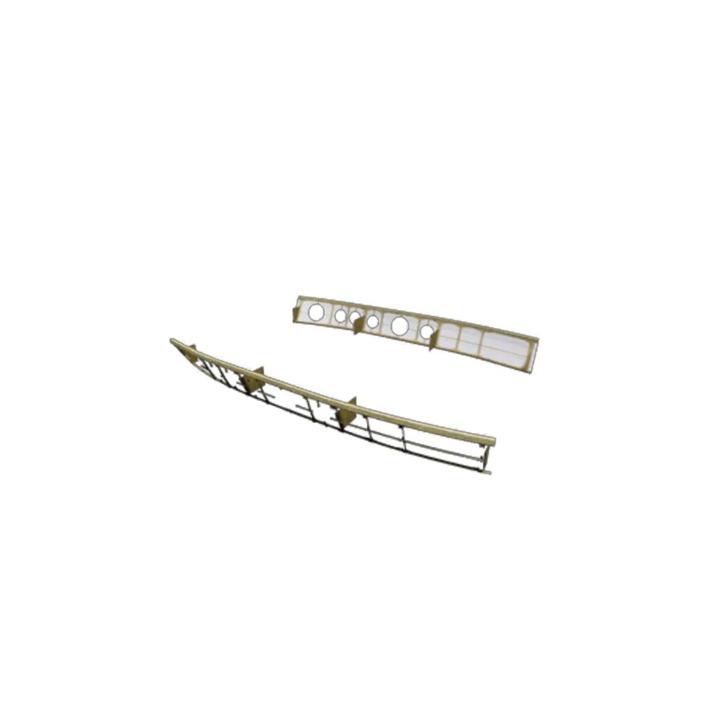 Painted Boat Hull Component