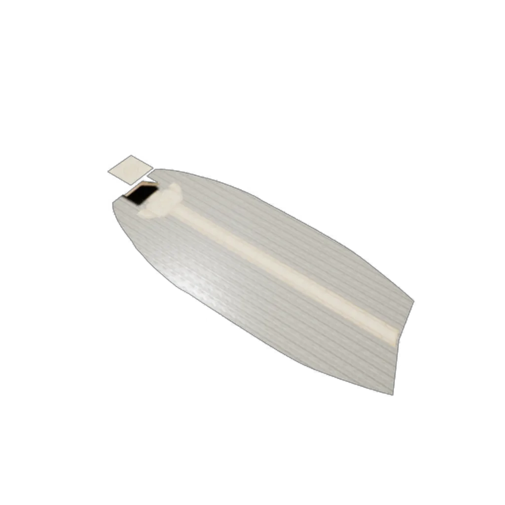 Painted Boat Hull Component