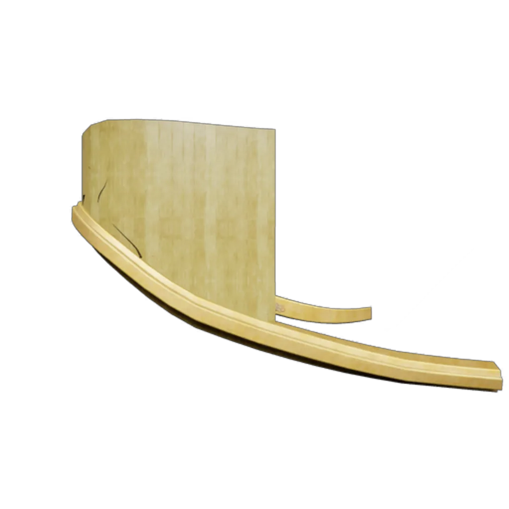 Painted Boat Hull Component
