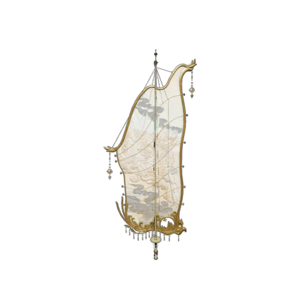 Painted Boat Hull Component
