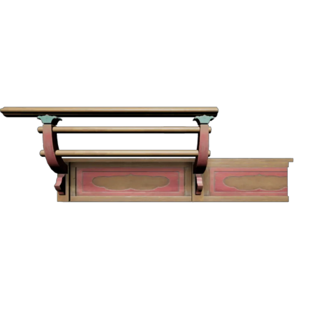Painted Boat Hull Component