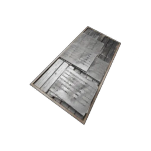 Rainbow Resort Movable Type Printing Plate