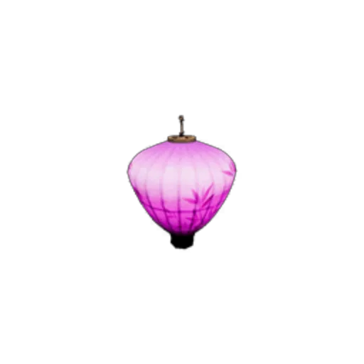 Tall Colored Lantern - Purple