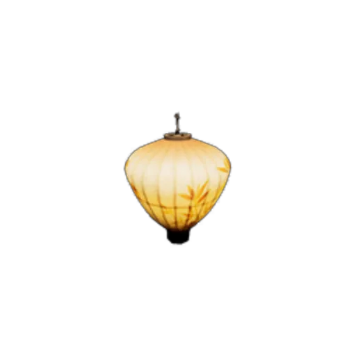 Tall Colored Lantern - Yellow