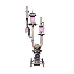 Pink Flame Lamp