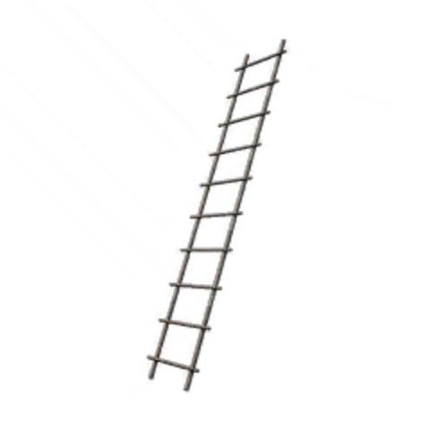5m-70° Bamboo Ladder