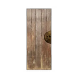 Left Wooden Door