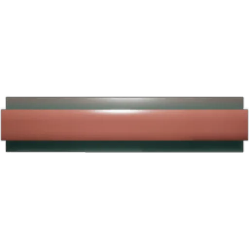 Green-Bordered Red Pattern Beam