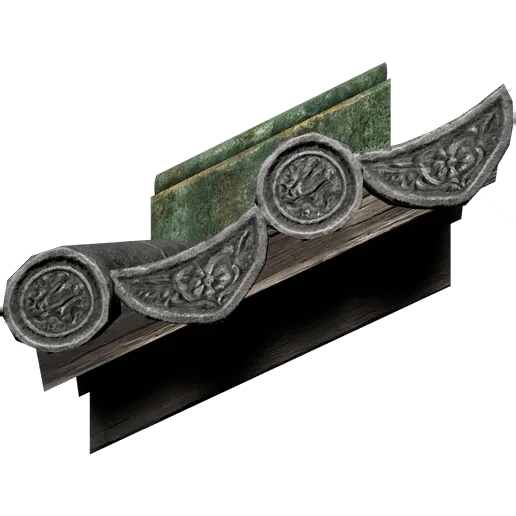 Bronze Tile Roof Right Edge