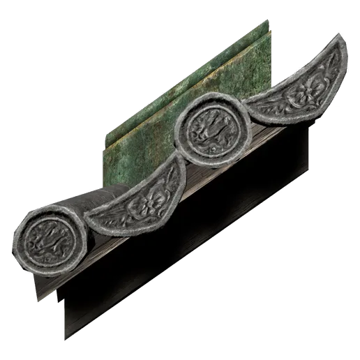 Bronze Tile Roof Left Edge