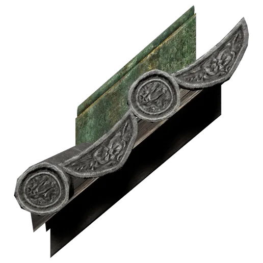 Bronze Tile Roof Left Edge