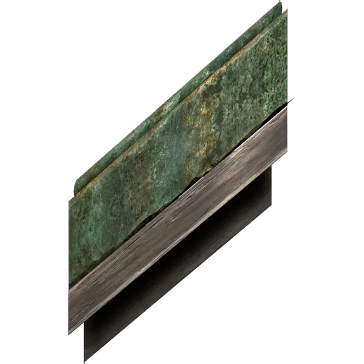Bronze Tile Roof Left Edge