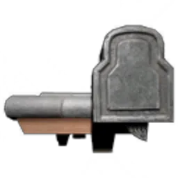 Black Tile Left Edge Trim Tier 1