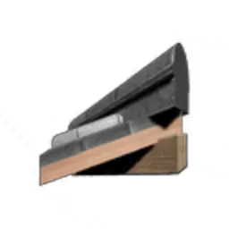 Black Tile Outer Corner Tier 2