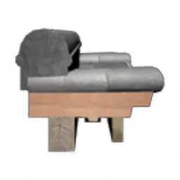 Black Tile Right Edge Trim Tier 2