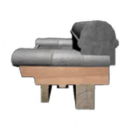 Black Tile Left Edge Trim Tier 2
