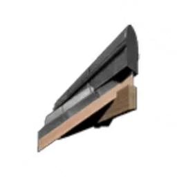 Black Tile Outside Corner Grade 4