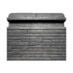 Black Tile Roof Ridge