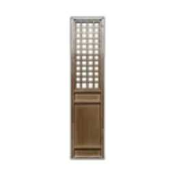 Dark Wood Window Door