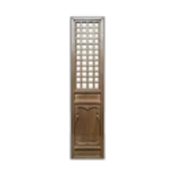 Dark Wood Window Door
