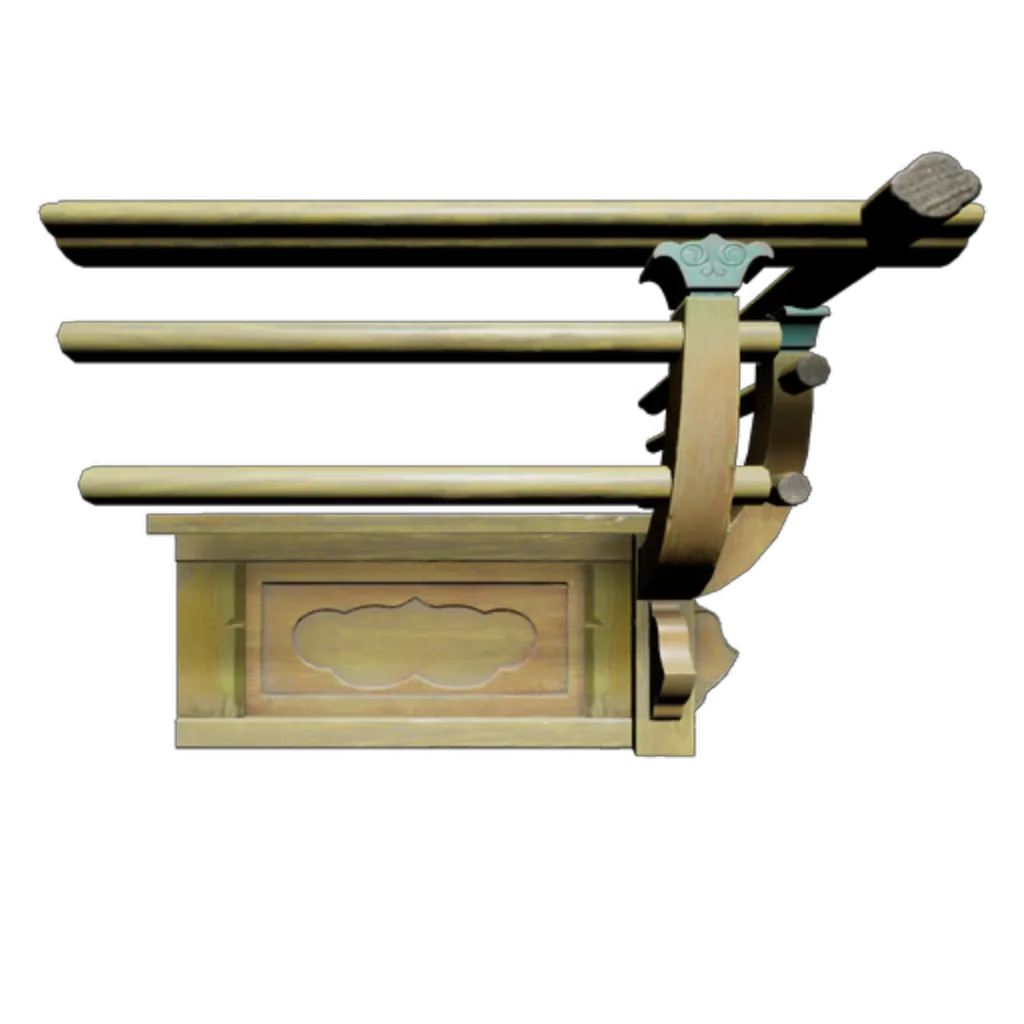 Painted Boat Hull Component