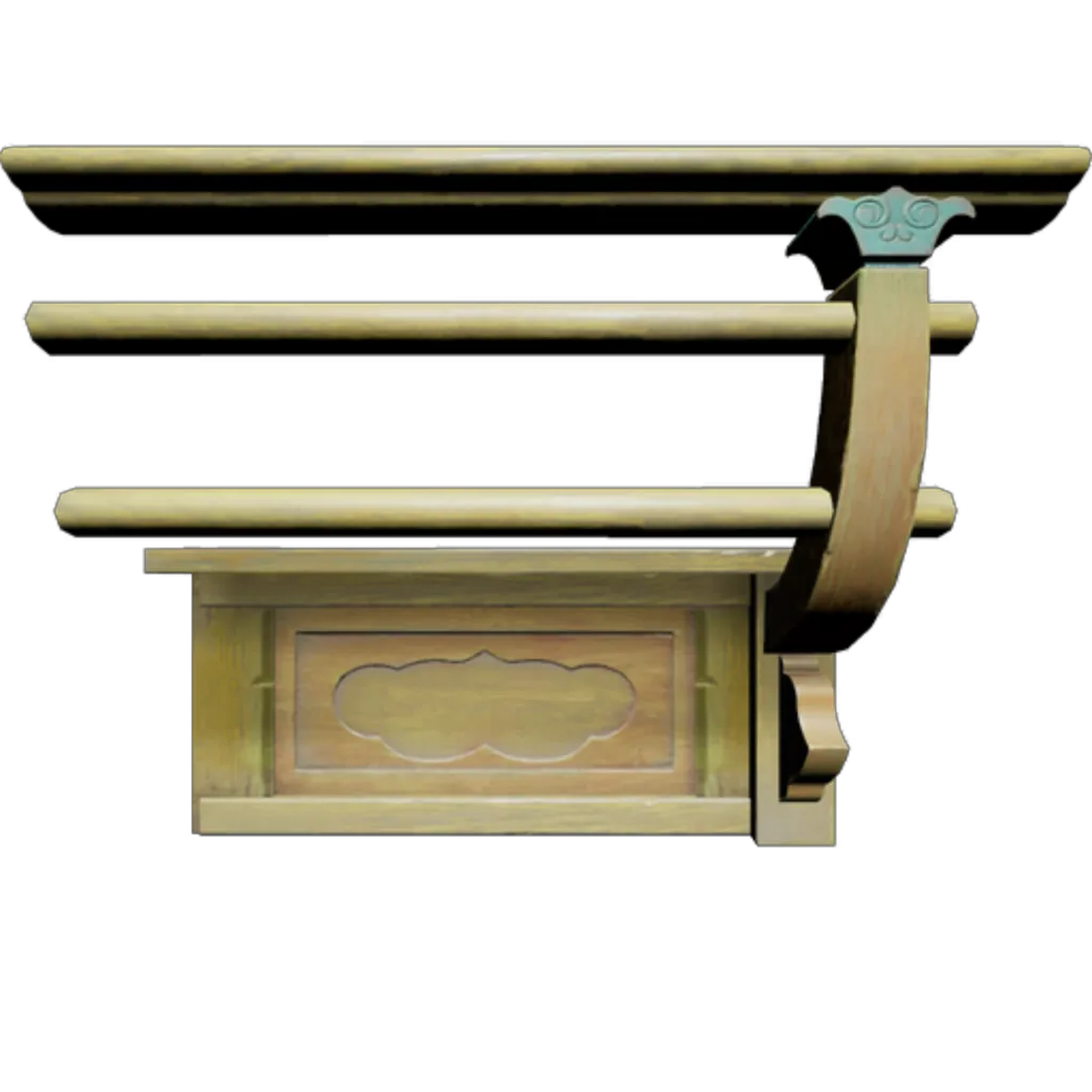 Painted Boat Hull Component