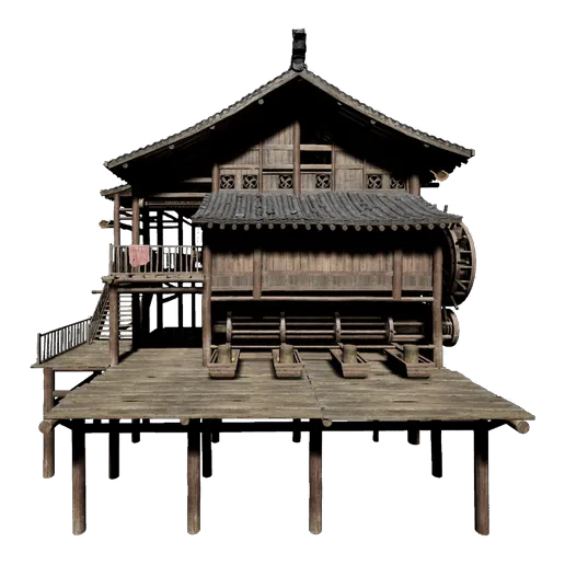 Stilted Two-Story Apothecary 1
