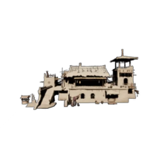 Large Stone House Diagram