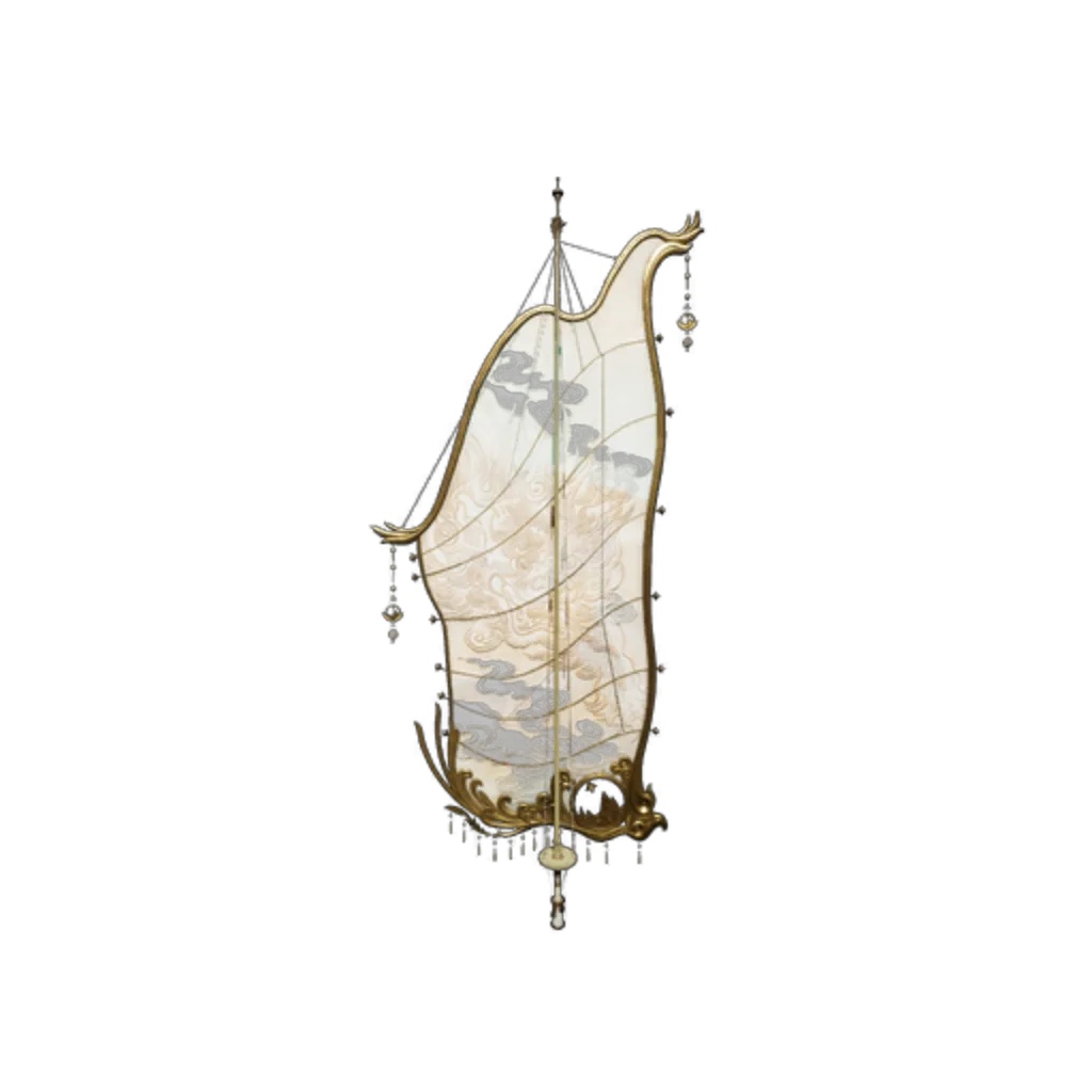 Painted Boat Mid-ship Sail - Nested 806890