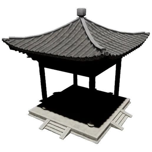 Single-Tier Square Pavilion