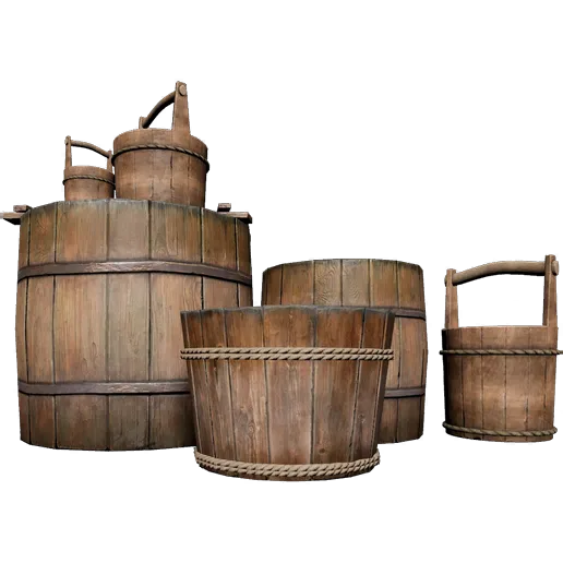 Bath Barrel Set