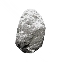 Snow-Covered Gray Stone
