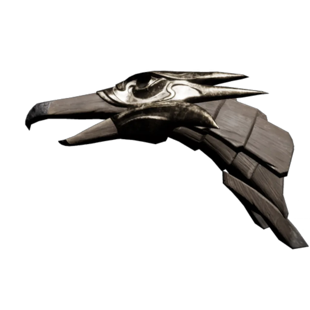 Wooden Eagle Head