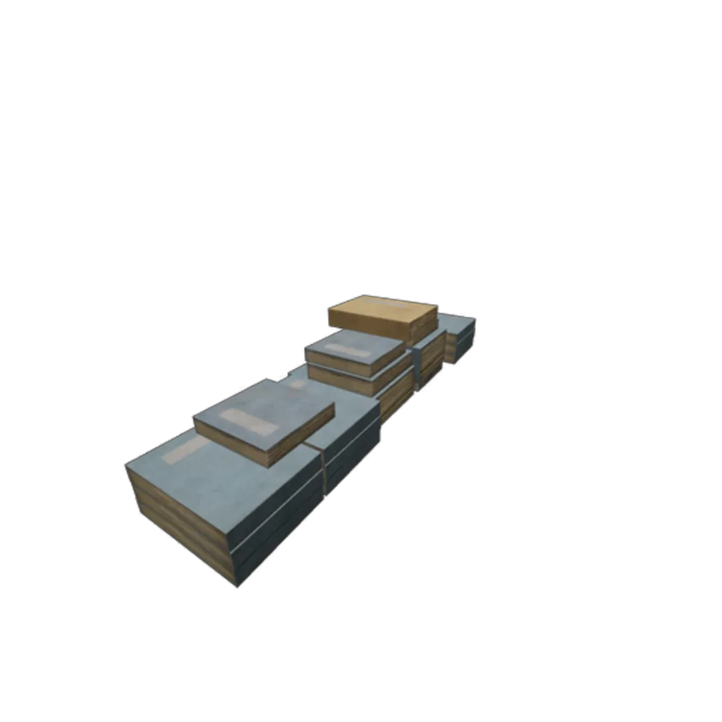 Painted Boat Hull Component