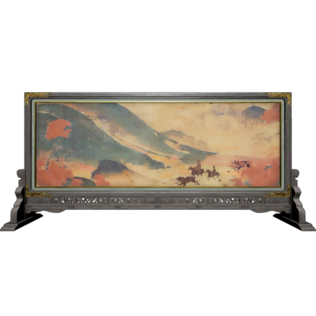 Painted Boat Hull Component