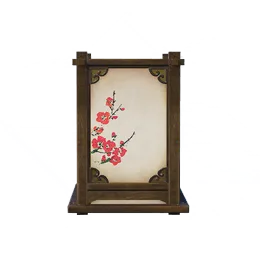 Blossom Reverie: Square Lamp
