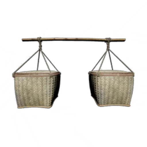 Woven Basket Pole