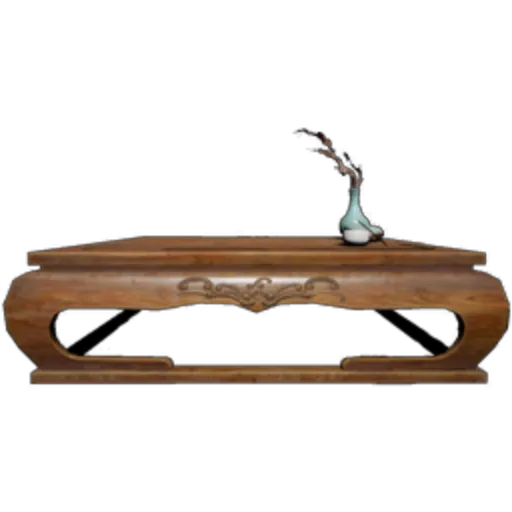 Winter Plum Wooden Table