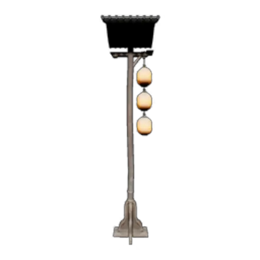 Three-Panel Lantern Stand